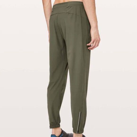 NWOT Lululemon Surge Jogger Track Pants 30" M Army Olive Green - Picture 2 of 12